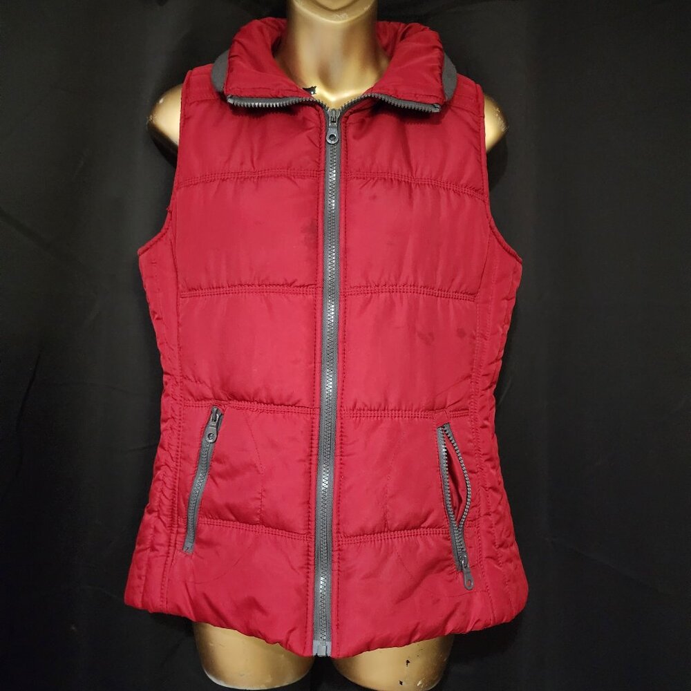 Maroon Puffer Vest